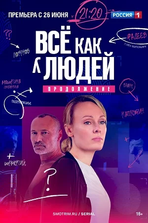 Все как у людей 2 сезон Продолжение